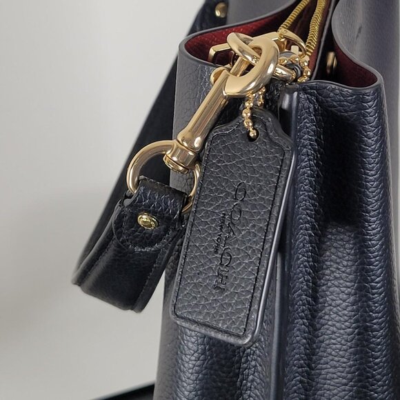 Coach Mollie Bucket Bag 22 Black - Picture 7 of 8